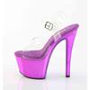 Pleaser - SKY308CHRS Sandale à bride à la cheville - Transparent/Violet Product image